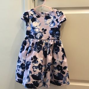 Janie and Jack blue flower dress